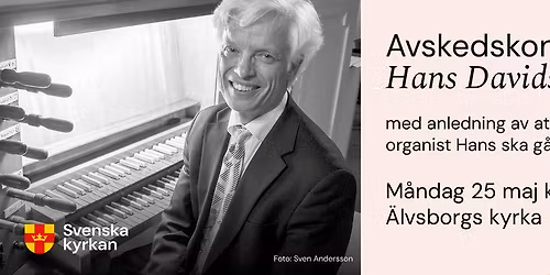 Avskedskonsert f\u00f6r Hans Davidsson