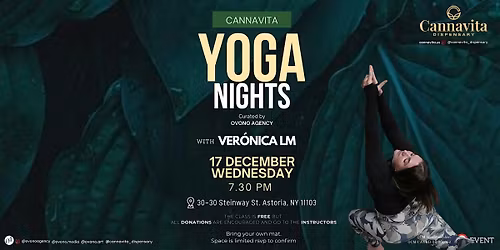 Free RSVP in Astoria:  Cannavita Yoga Nights