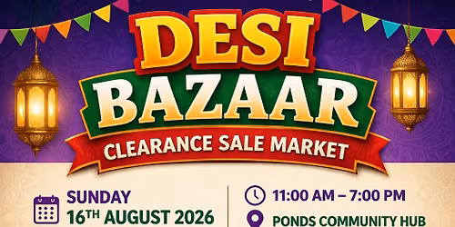 Desi Bazaar. Clearance Sale Market