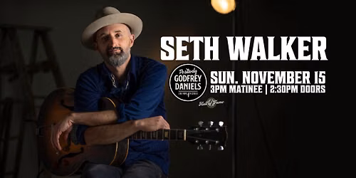Seth Walker \u2013 Modern Americana Artist, with a Rich, Gospel-drenched, Southern-inflected Voice | Sunday Matinee