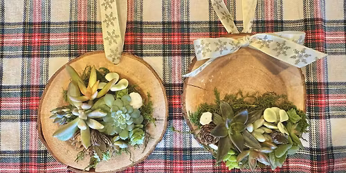 Succulent Ornament Workshop