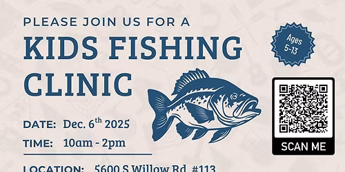 Kids Fishing Clinic at Willow Waterhole
