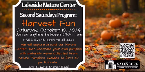 Second Saturdays: Harvest Fun