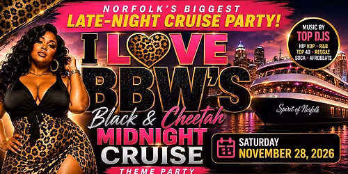 Norfolk Thanksgiving Cruise - Black & Cheetah Print 2026