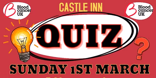 QUIZ SUNDAY 1st MARCH.. 7.30PM