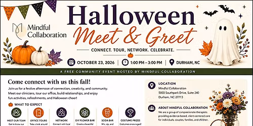 Halloween Meet & Greet: Connection & Community with Mindful Collaboration