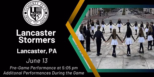 Doherty Petri School of Irish Dance at the Lancaster Stormers