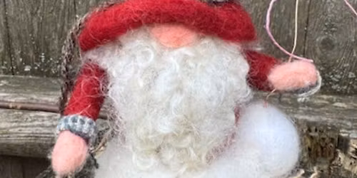 Gnome Needle Felting Class