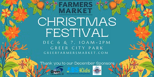 Greer Farmers Market Christmas Festival