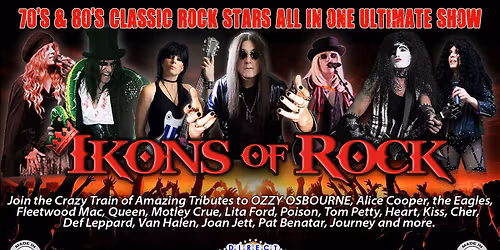 IKONS OF ROCK Show at the Brockville Arts Centre