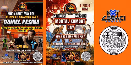 Mortal Kombat Day & Meet and Greet W\/ Daniel Pesina