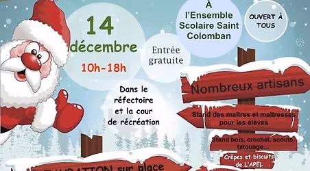 March\u00e9 de No\u00ebl de l\u2019ensemble Saint Colomban \u2013 14 d\u00e9cembre 2025