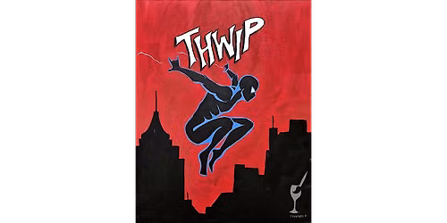 Web-Slinging City Hero - Paint and Sip in Houston | Classpop!\u2122