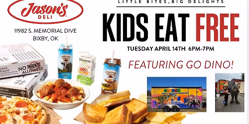 Kids Eat Free featuring Go Dino! \ud83e\udd96