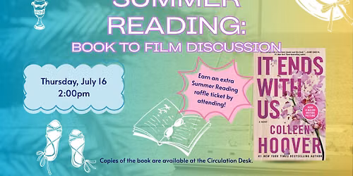 Book to Film Discussion: It Ends with Us by Colleen Hoover