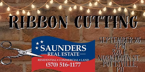 Saunders Real Estate Ribbon Cutting
