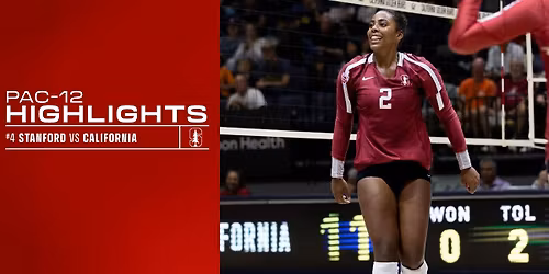 Stanford Cardinal Women's Volleyball vs. California Golden Bears