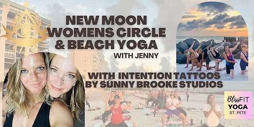 🌙 New Moon Women's Yoga & Intention Tattoos 🌙