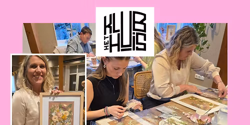 Workshop: schilderen met droogbloemen