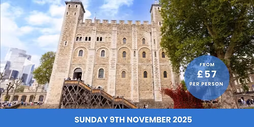 Tower of London & Poppy Display inc. Coach Travel