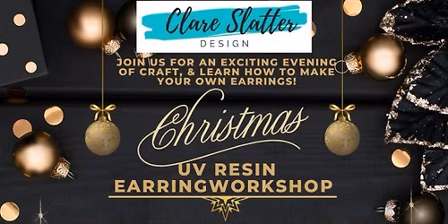 Christmas UV resin Earring Workshop
