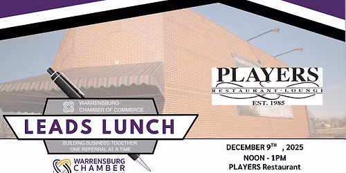 LEADS Lunch- PLAYERS Restaurant 