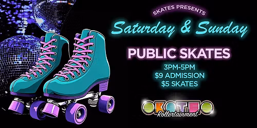 Saturday and Sunday Afternoon Public Skating