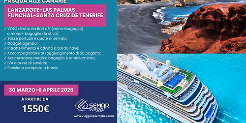 COSTA FORTUNA-PASQUA ALLE CANARIE