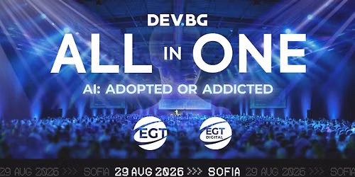DЕV.ВG All in One 2026 — Inter Expo Center - Интер Експо Център