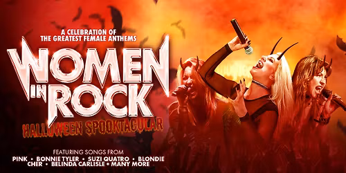 Women In Rock HALLOWEEN SPOOKTACULAR Live At Theatre Royal, Wakefield on the 29th of October!