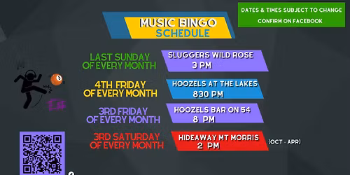 DJ Bingo at Hoozels at the Lakes