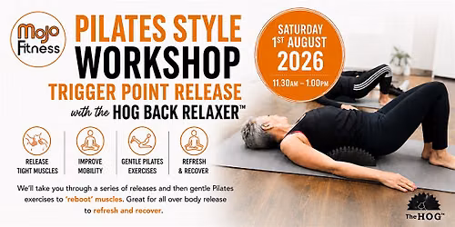 Pilates Style Workshop Trigger Point Release with the Hog Back Relaxer