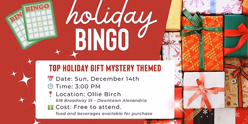 Holiday Mystery Bingo - FREE - Family Friendly
