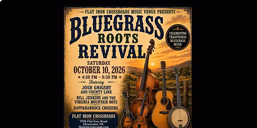 Bluegrass Roots Revival October 10, 2026