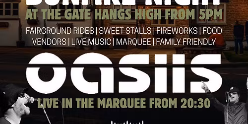 Bonfire Night & Oasiis Live \ud83d\udd25\ud83c\udfb6