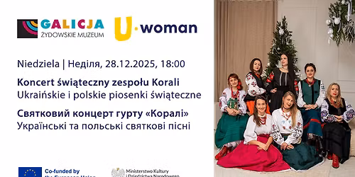 Ukrai\u0144skie i polskie piosenki \u015bwi\u0105teczne - koncert \u015bwi\u0105teczny zespo\u0142u Korali 