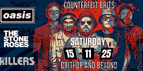 Counterfeit Brits \ud83c\uddec\ud83c\udde7\ud83c\udfb5 'Britpop and Beyond' return to Thetford!