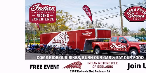 INDIAN MOTORCYCLE 2\uff0dDAY DEMO RIDE IN REDLANDS