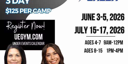 3 DAY CHEER CAMP