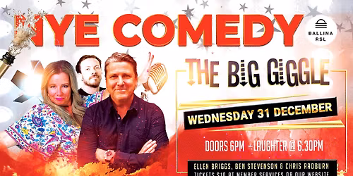 THE BIG GIGGLE NYE - Comedy Night