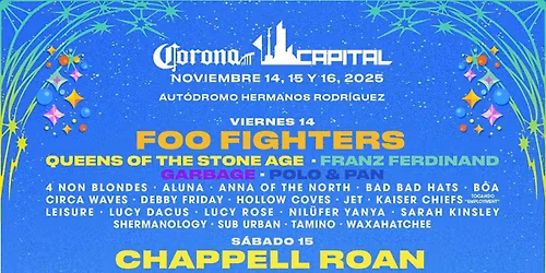 Corona Capital 2025 - Friday - Foo Fighters, Franz Ferdinand and more Tickets