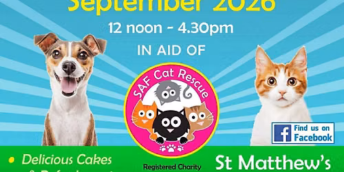 SAF Cat Rescue - Summer Craft Fair & Fun Dog Show