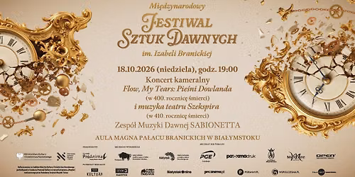 Koncert - Flow, My Tears: Pie\u015bni Dowlanda (w 350. rocznic\u0119 urodzin) i muzyka teatru Szekspira 