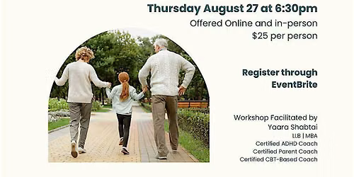 ADHD Workshop For Grandparents (In-Person)