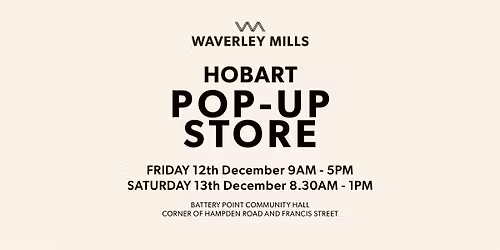 Hobart Pop-Up Store