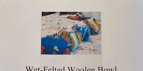 Wet Felt Woolen Bowl