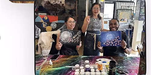 Paint and Sip. Things to do in Los Angeles. Date ideas. Team building. Fun.