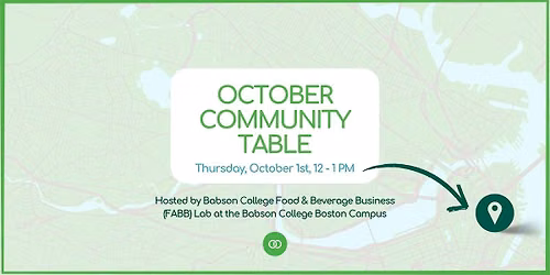 Branchfood's October Community Table