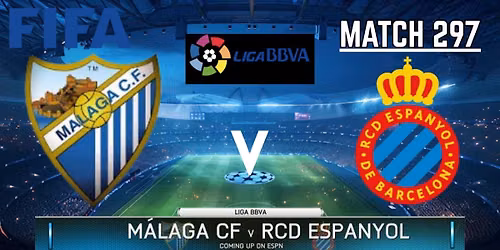Malaga CF vs RCD Espanyol at Estadio La Rosaleda