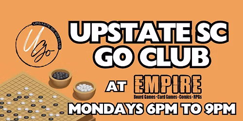 Upstate SC Go Club Monday Meetup at Empire Games